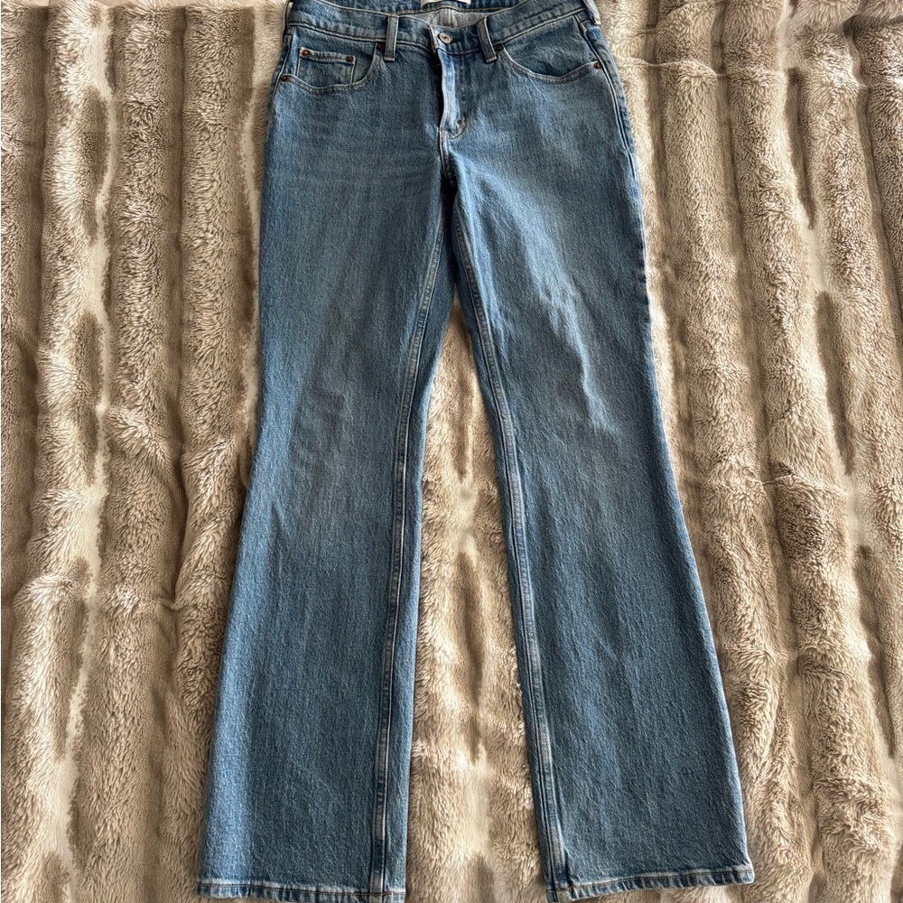 Abercrombie & Fitch Light Blue Straight Leg Jeans
